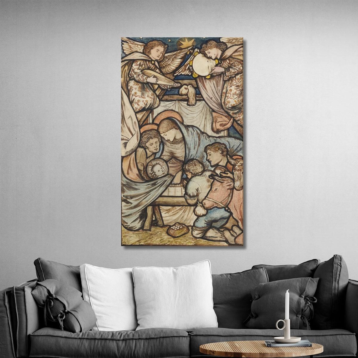 The Nativity Sir Edward Coley Burne-Jones ecb92 canvas print 