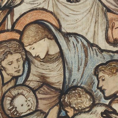 The Nativity Sir Edward Coley Burne-Jones ecb92 canvas print