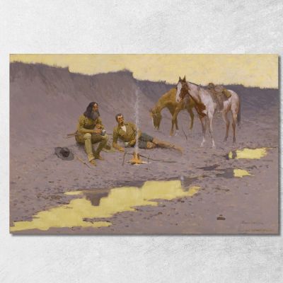 A New Year On The Cimarron Frederic Remington frm3 canvas print 