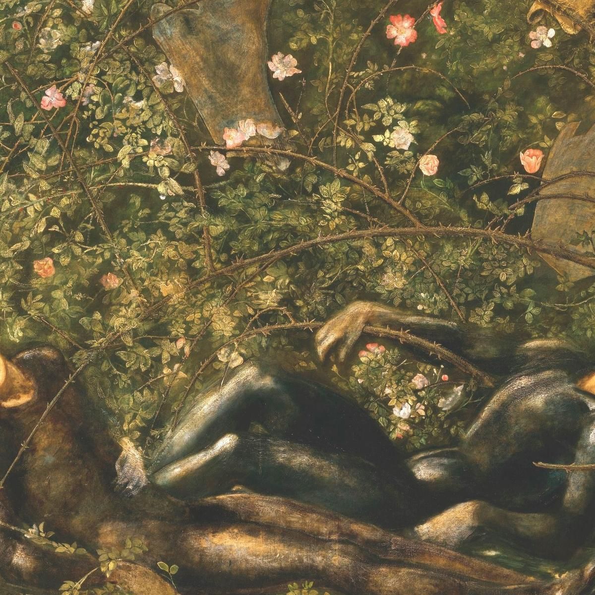 The Prince Entering The Briar Wood Sir Edward Coley Burne-Jones ecb95 canvas print