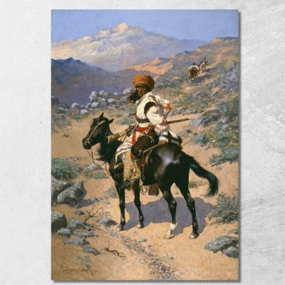 An Indian Trapper Frederic Remington frm7 canvas print 