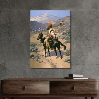 An Indian Trapper Frederic Remington frm7 canvas print 