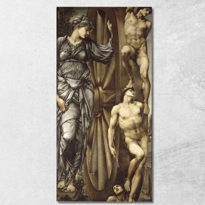 The Wheel Of Fortune Sir Edward Coley Burne-Jones ecb101 canvas print 