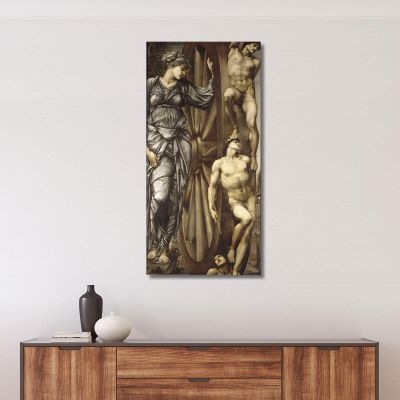 The Wheel Of Fortune Sir Edward Coley Burne-Jones ecb101 canvas print 