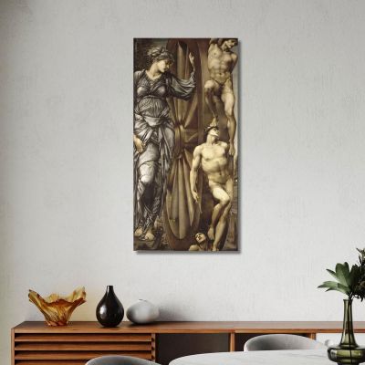 The Wheel Of Fortune Sir Edward Coley Burne-Jones ecb101 canvas print 