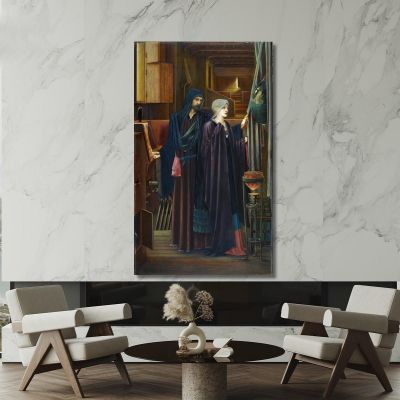 The Wizard Sir Edward Coley Burne-Jones ecb102 canvas print 