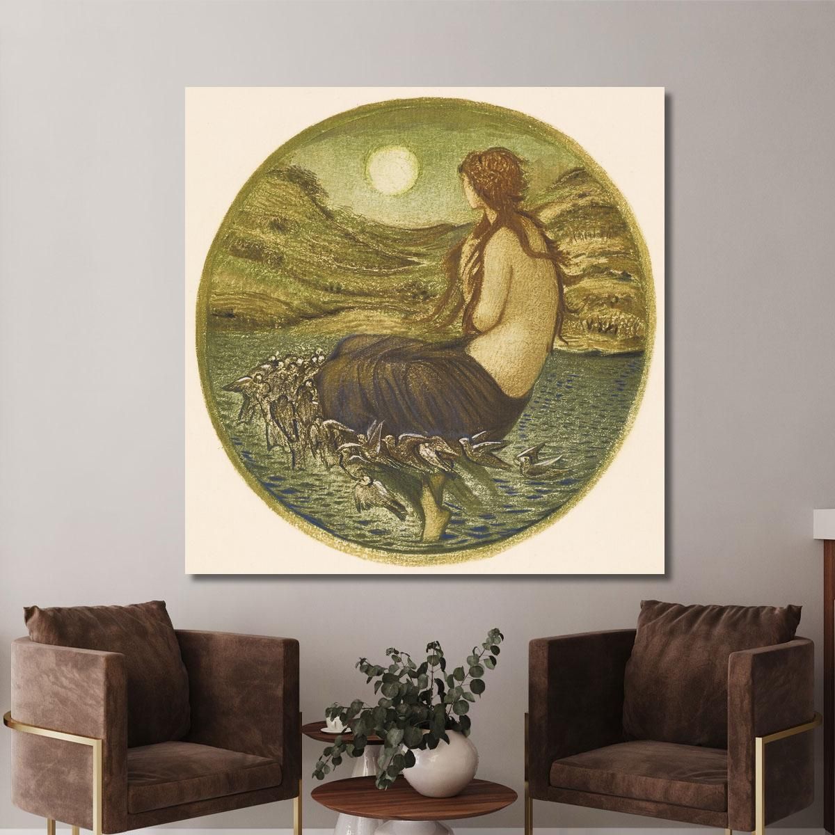 Venus Looking Glass Sir Edward Coley Burne-Jones ecb106 canvas print 