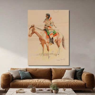 Half-Breed Frederic Remington frm18 canvas print 