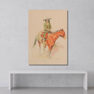 Old Ramon Frederic Remington frm24 canvas print 