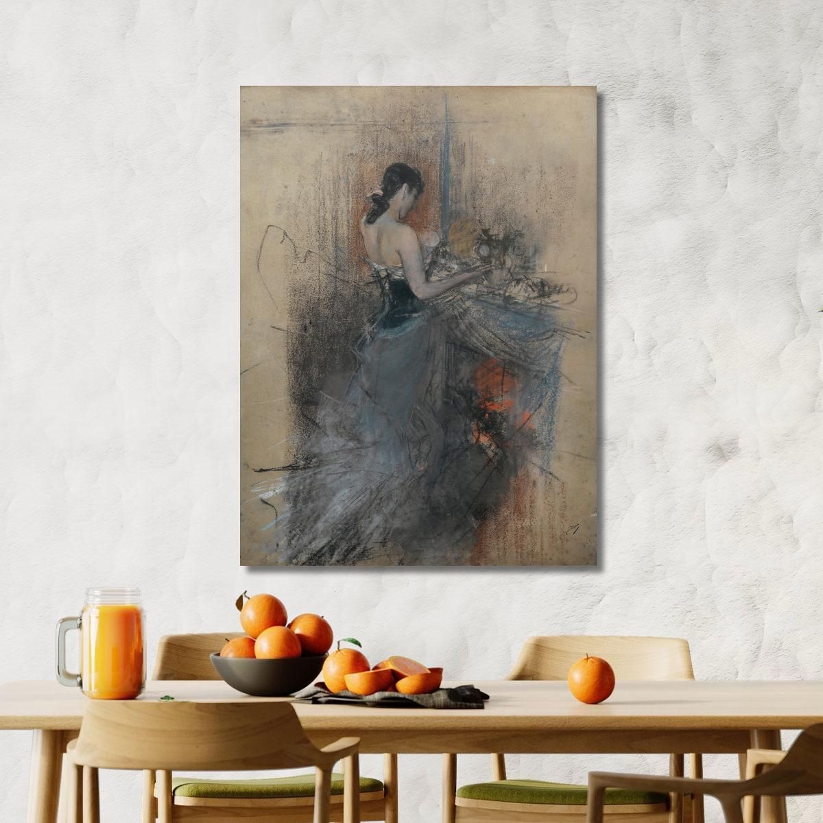 By The Fireside Giovanni Boldini gbd10 canvas print 