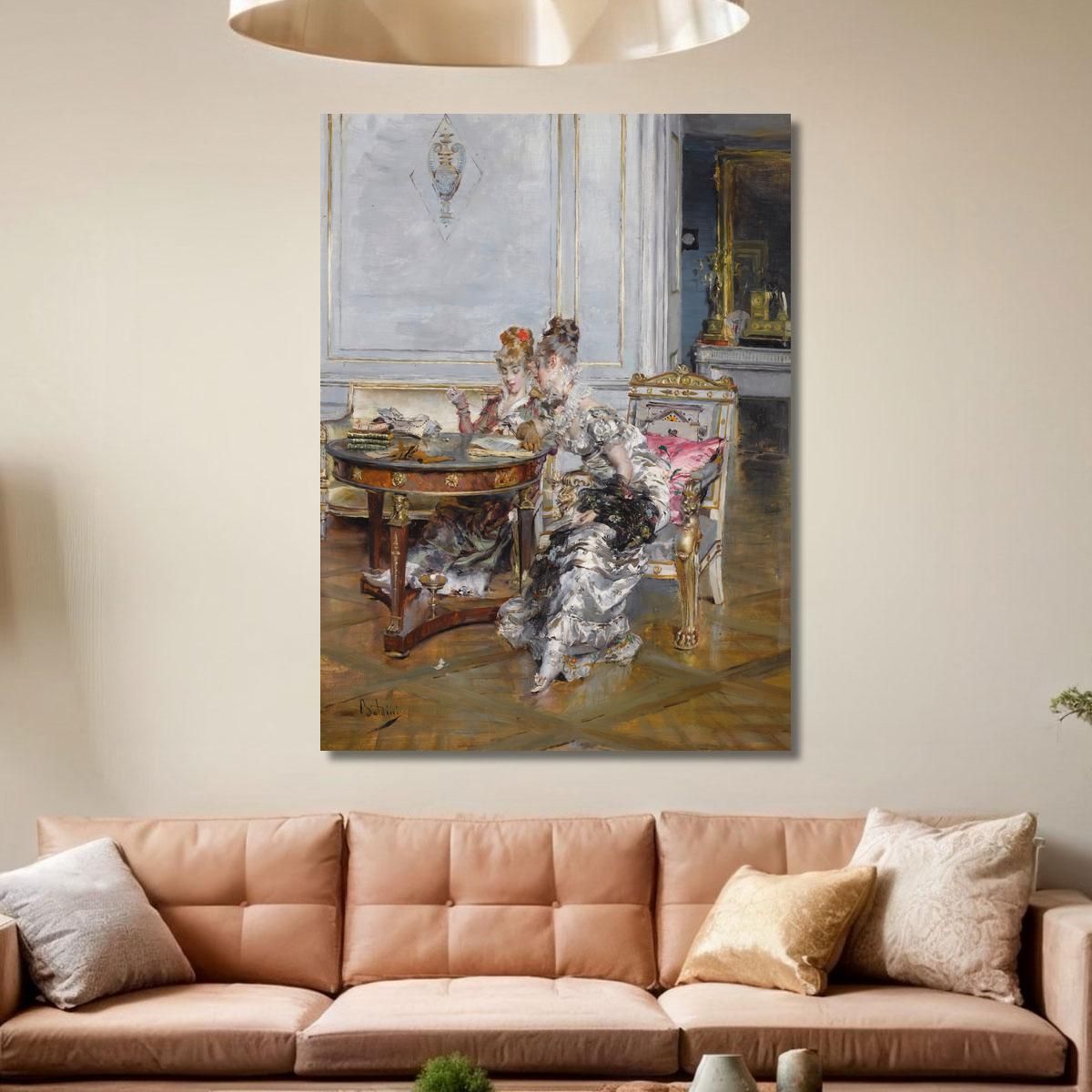 Confidences Giovanni Boldini gbd14 canvas print 