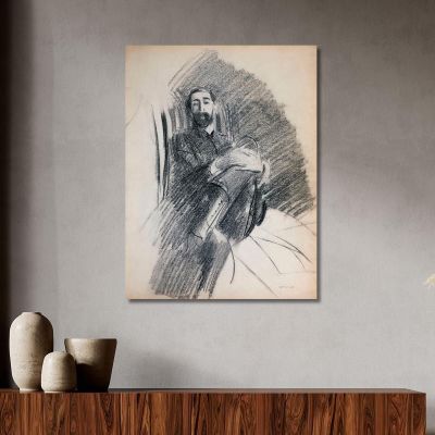 Sitting Man Giovanni Boldini gbd25 canvas print 