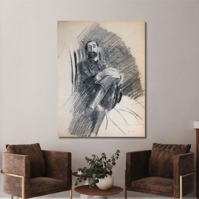 Sitting Man Giovanni Boldini gbd25 canvas print 