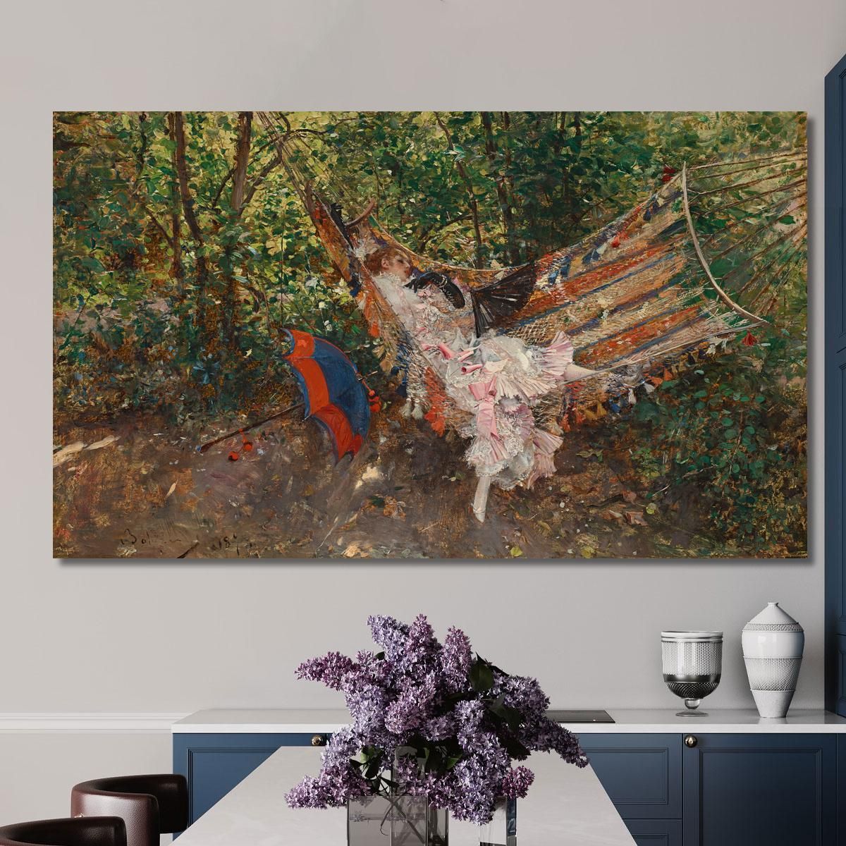 The Hammock Giovanni Boldini gbd38 canvas print 