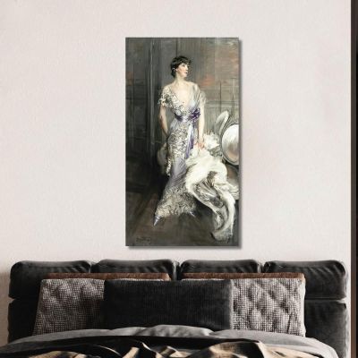 Portrait Of Celia Tobin Clark Giovanni Boldini gbd54 canvas print 