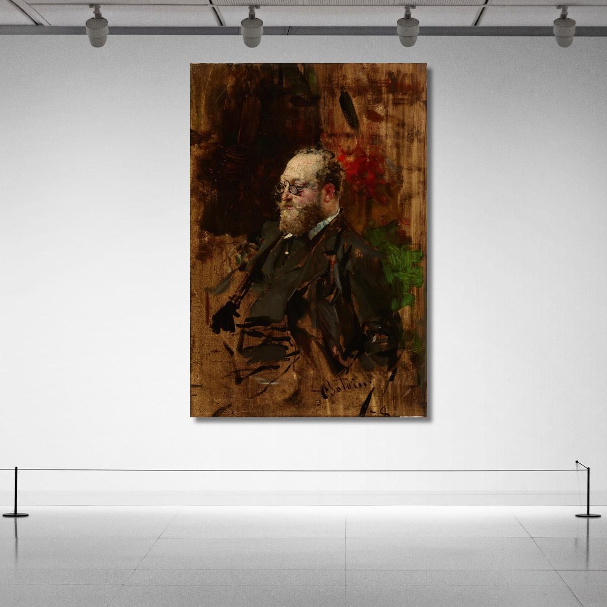 Portrait Of Ferdinand Bryndza Giovanni Boldini gbd58 canvas print 