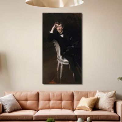 Portrait Of James Mcneill Whistler Giovanni Boldini gbd61 canvas print 