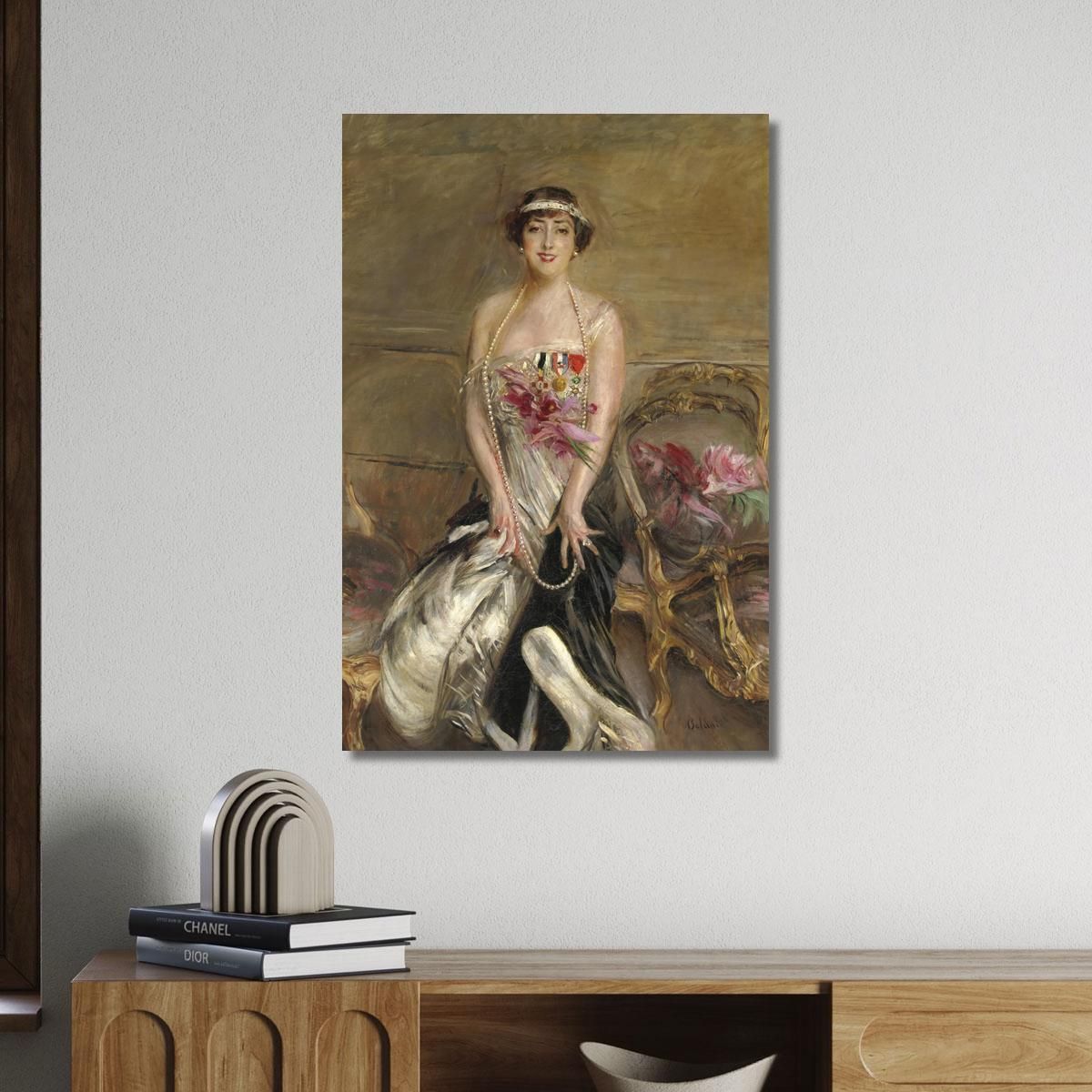 Portrait Of Lady Michelham Giovanni Boldini gbd63 canvas print 