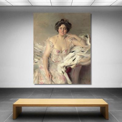 Portrait Of Lady Nanne Schrader Née Wiborg Giovanni Boldini gbd64 canvas print 