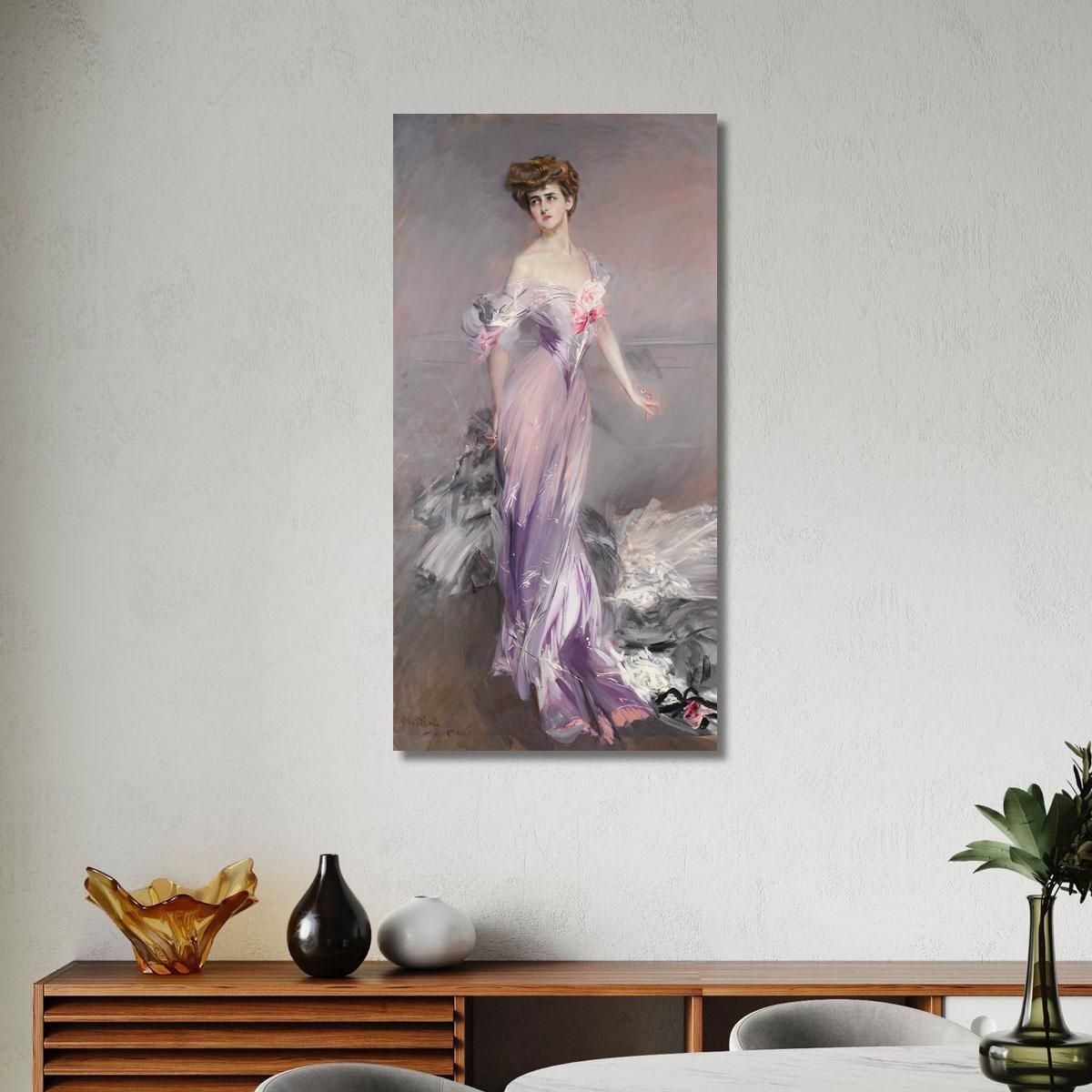 Portrait Of Mrs. Howard-Johnston Giovanni Boldini gbd69 canvas print 
