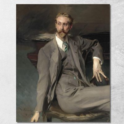 Portrait Of The Artist Lawrence Alexander Peter' Harrison Giovanni Boldini gbd70 canvas print 