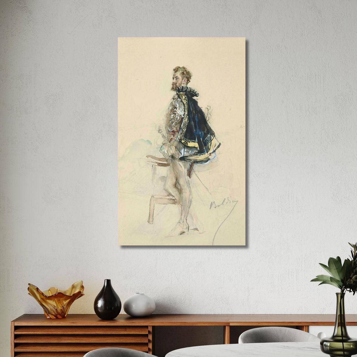 Raphael Duflos In The Role Of Henry Iii Giovanni Boldini gbd72 canvas print 