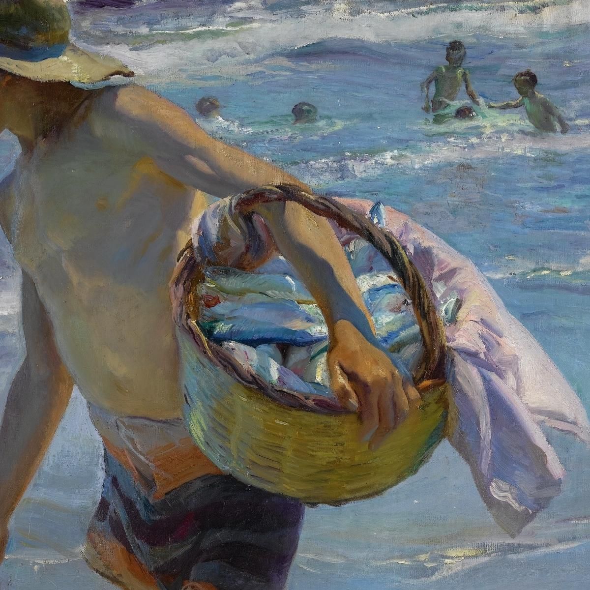 The Fisherman Joaquín Sorolla jsr30 canvas print
