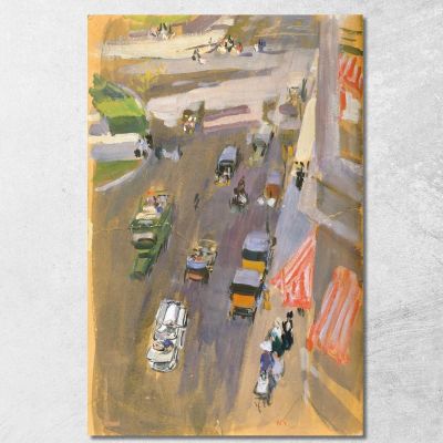 Fifth Avenue New York Joaquín Sorolla jsr37 canvas print 