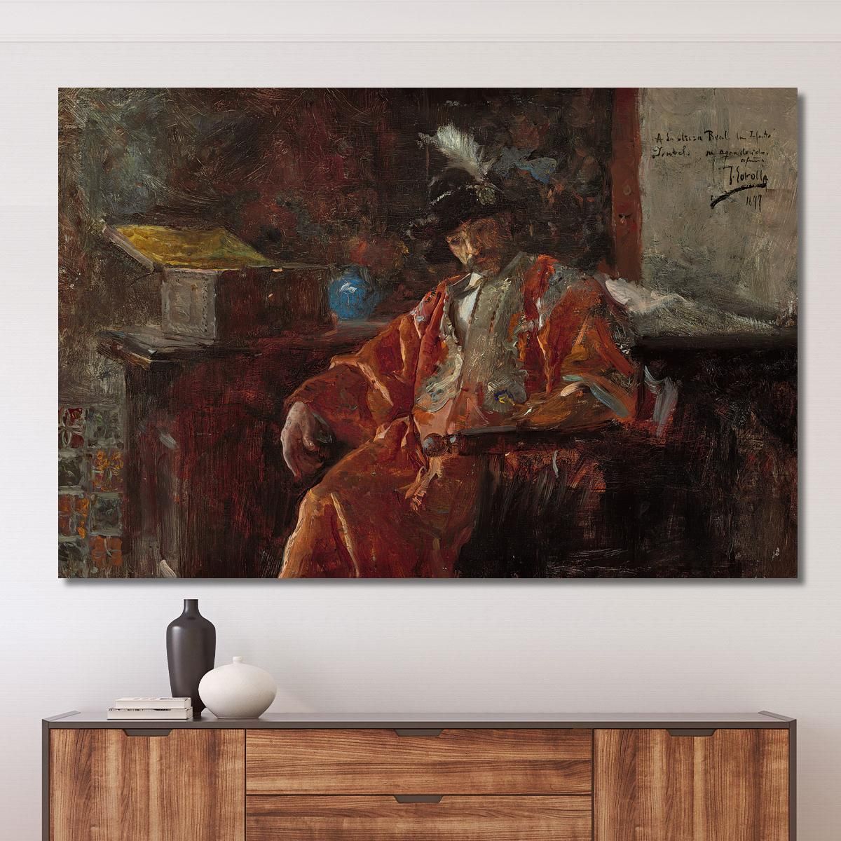 Figure Of A Merchant Joaquín Sorolla jsr38 canvas print 
