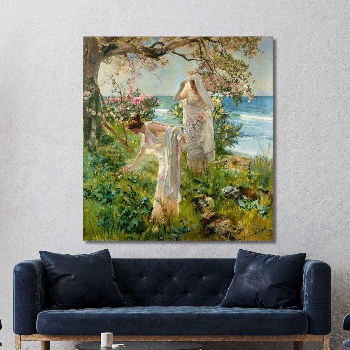 Greek Girls On The Shore Joaquín Sorolla jsr42 canvas print 
