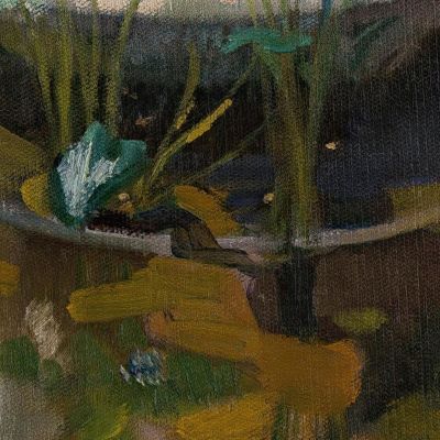 Sorolla House Garden Reflection In The Fountain Of Confidences' Joaquín Sorolla jsr45 canvas print