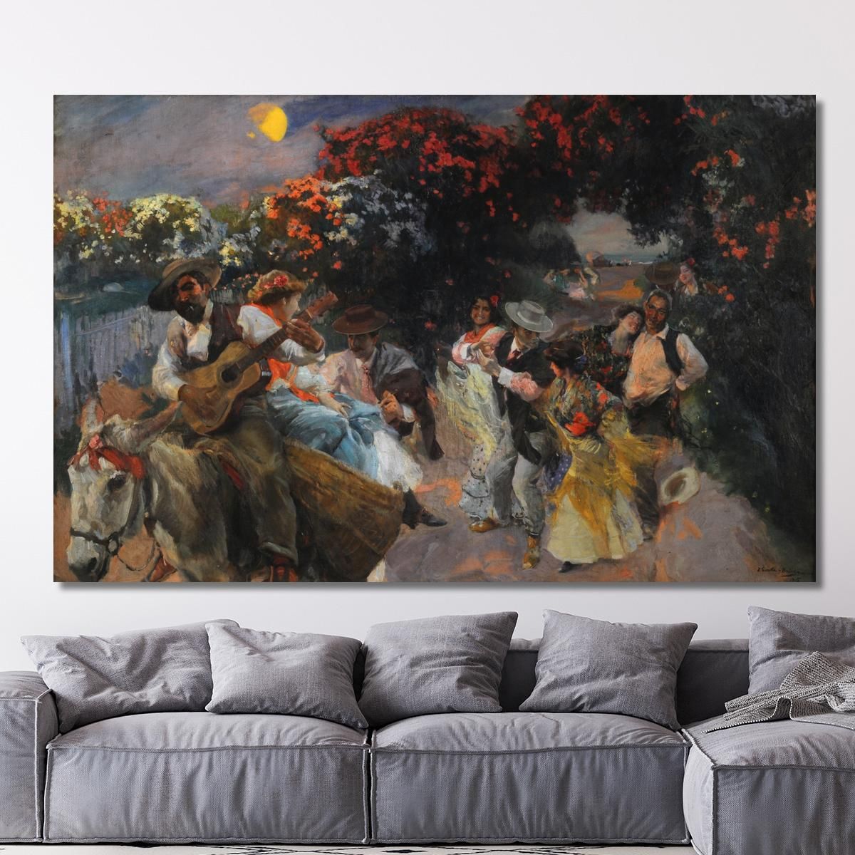 The Last Verse Joaquín Sorolla jsr55 canvas print 