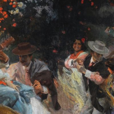 The Last Verse Joaquín Sorolla jsr55 canvas print