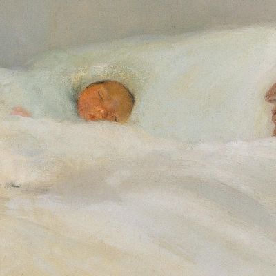 Mother Joaquín Sorolla jsr63 canvas print