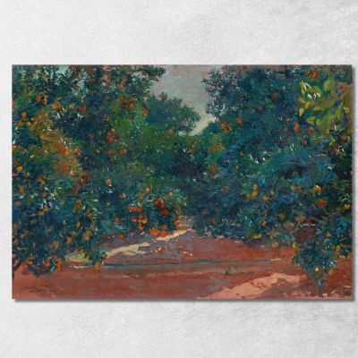 Orange Trees In Alcira Orange Trees In Alcira Joaquín Sorolla jsr66 canvas print 