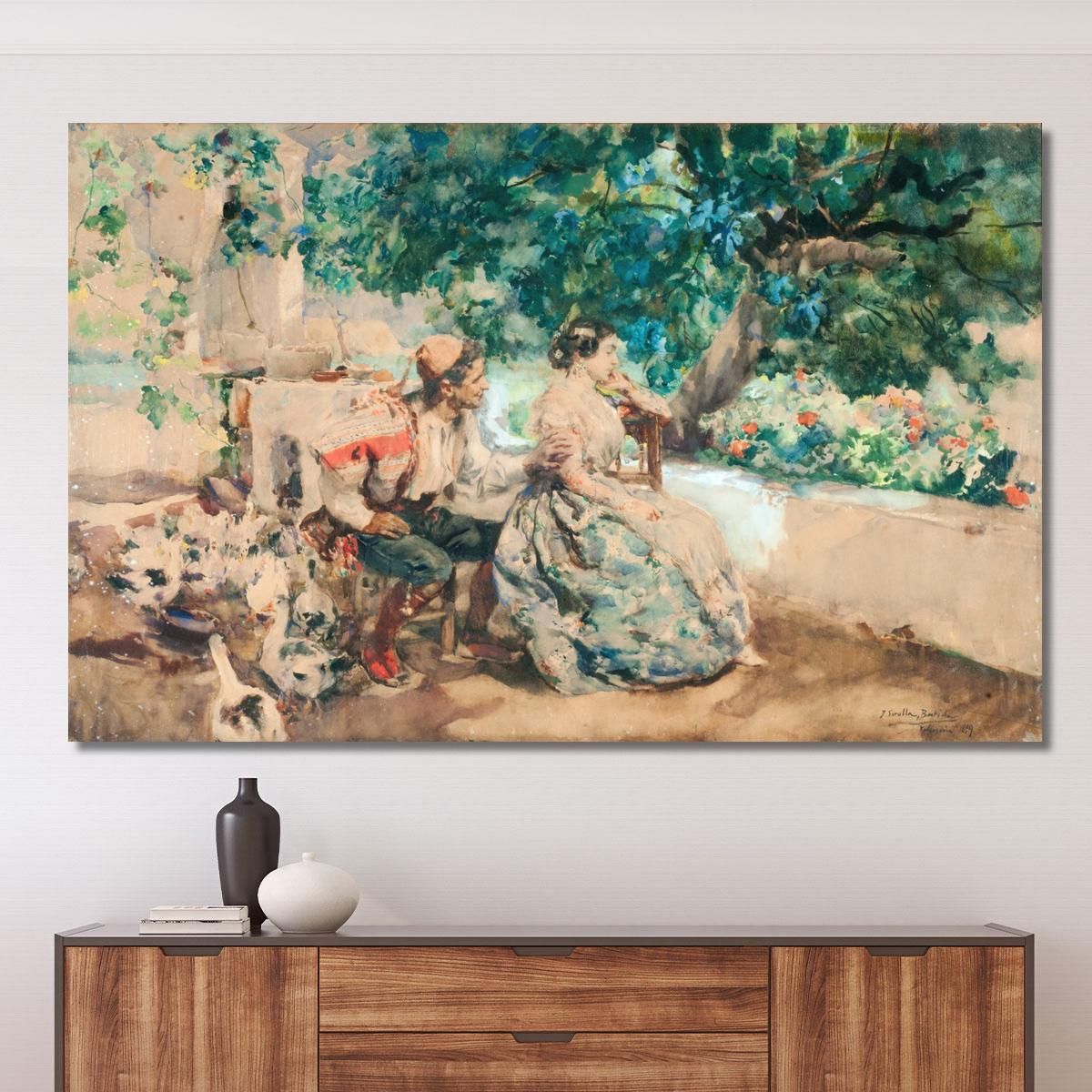 Summer Cloud Joaquín Sorolla jsr71 canvas print 