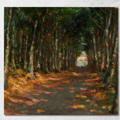 Alley In The Park Alice Pike Barney apb6 canvas print 