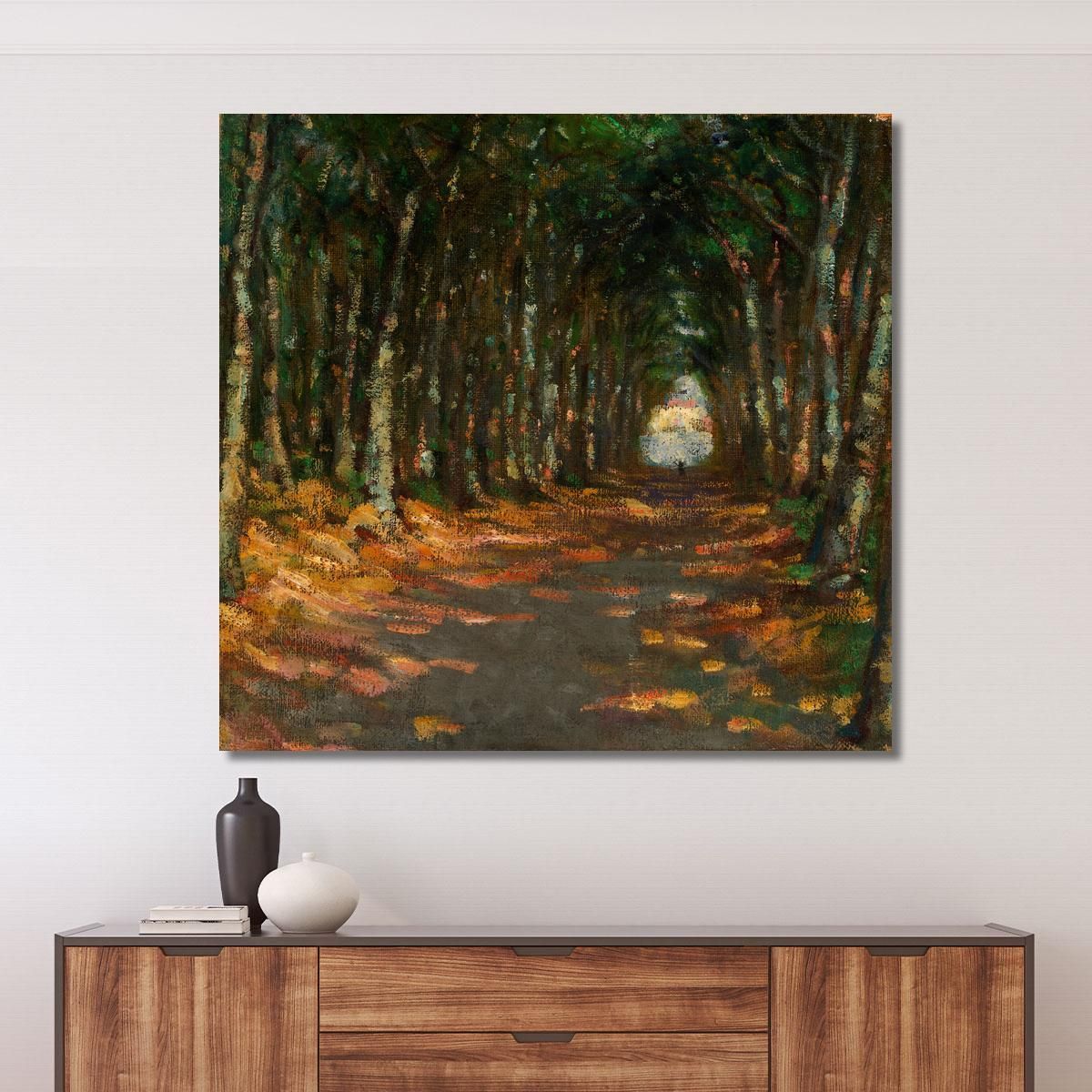 Alley In The Park Alice Pike Barney apb6 canvas print 