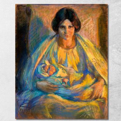 By Lamplight Alice Pike Barney apb17 canvas print 