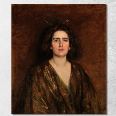 Laura At Sixteen Alice Pike Barney apb56 canvas print 