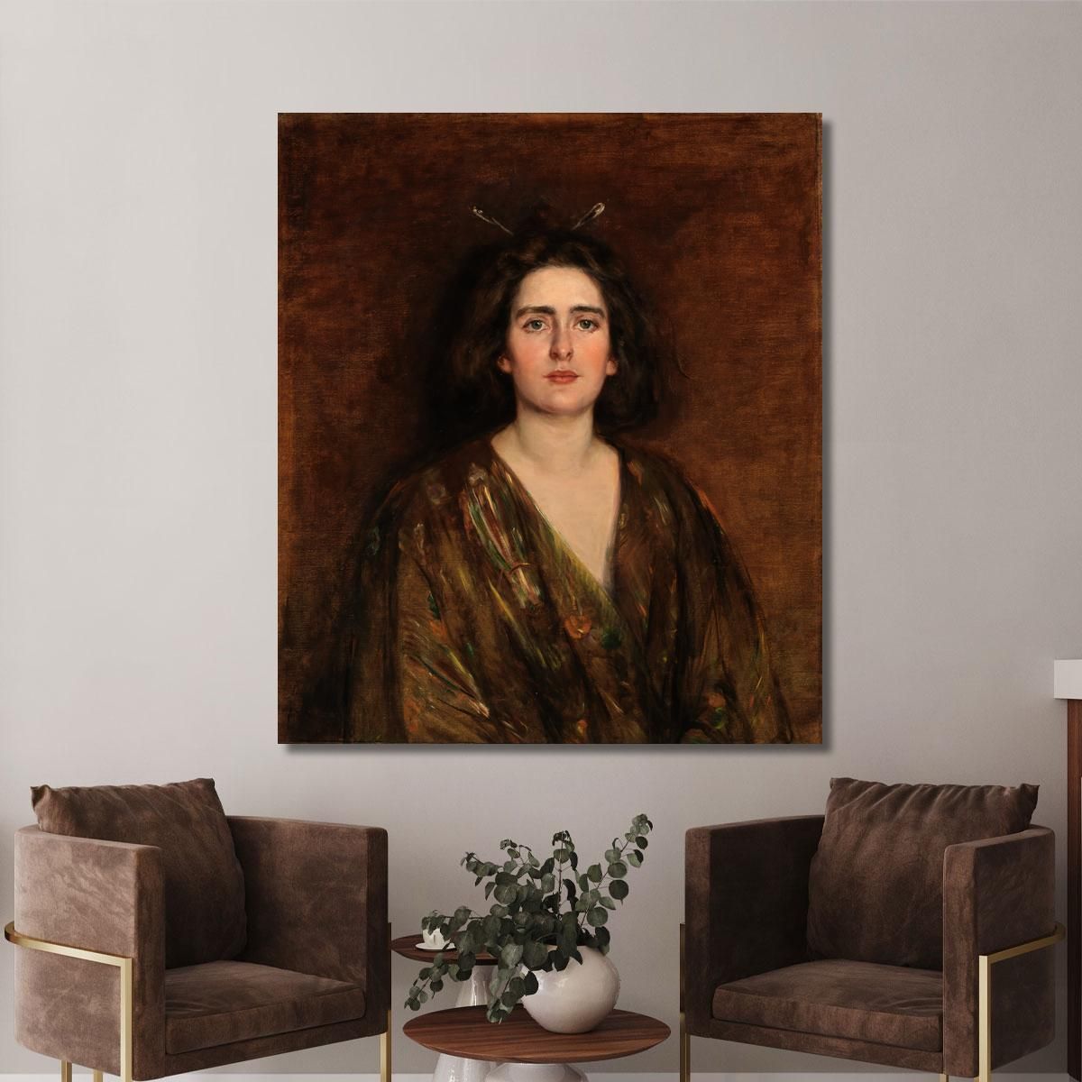 Laura At Sixteen Alice Pike Barney apb56 canvas print 