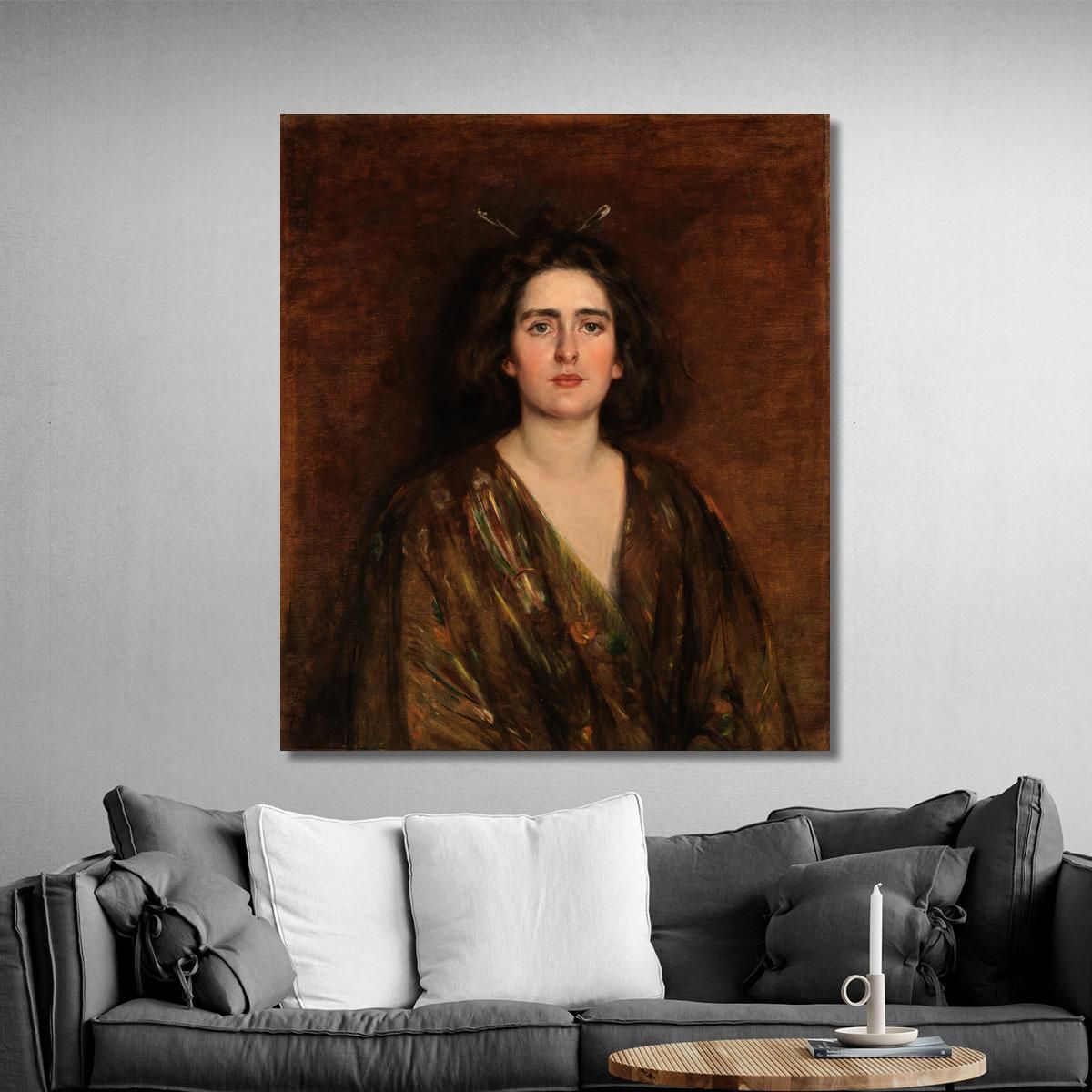 Laura At Sixteen Alice Pike Barney apb56 canvas print 