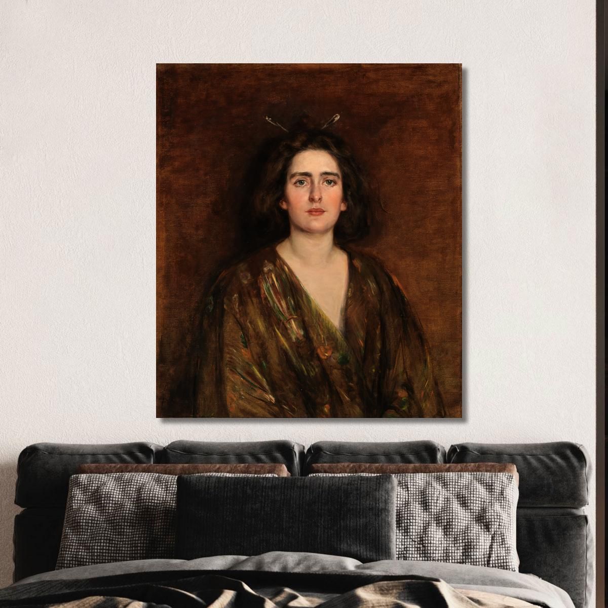 Laura At Sixteen Alice Pike Barney apb56 canvas print 