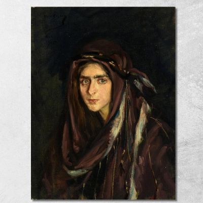 Laura In Arabian Costume Alice Pike Barney apb58 canvas print 