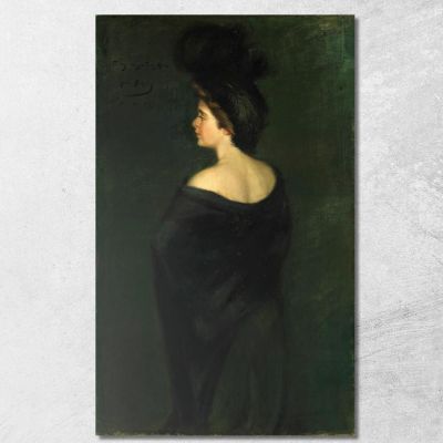 Laura In Blacks Alice Pike Barney apb59 canvas print 