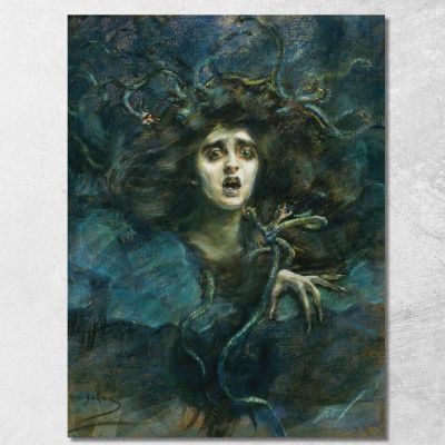 Medusa Laura Dreyfus Barney Alice Pike Barney apb73 canvas print 