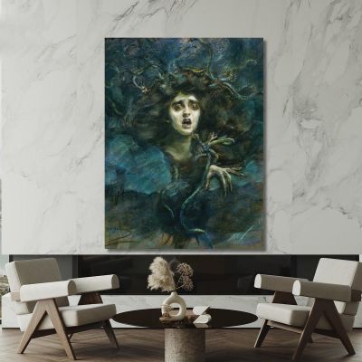 Medusa Laura Dreyfus Barney Alice Pike Barney apb73 canvas print 