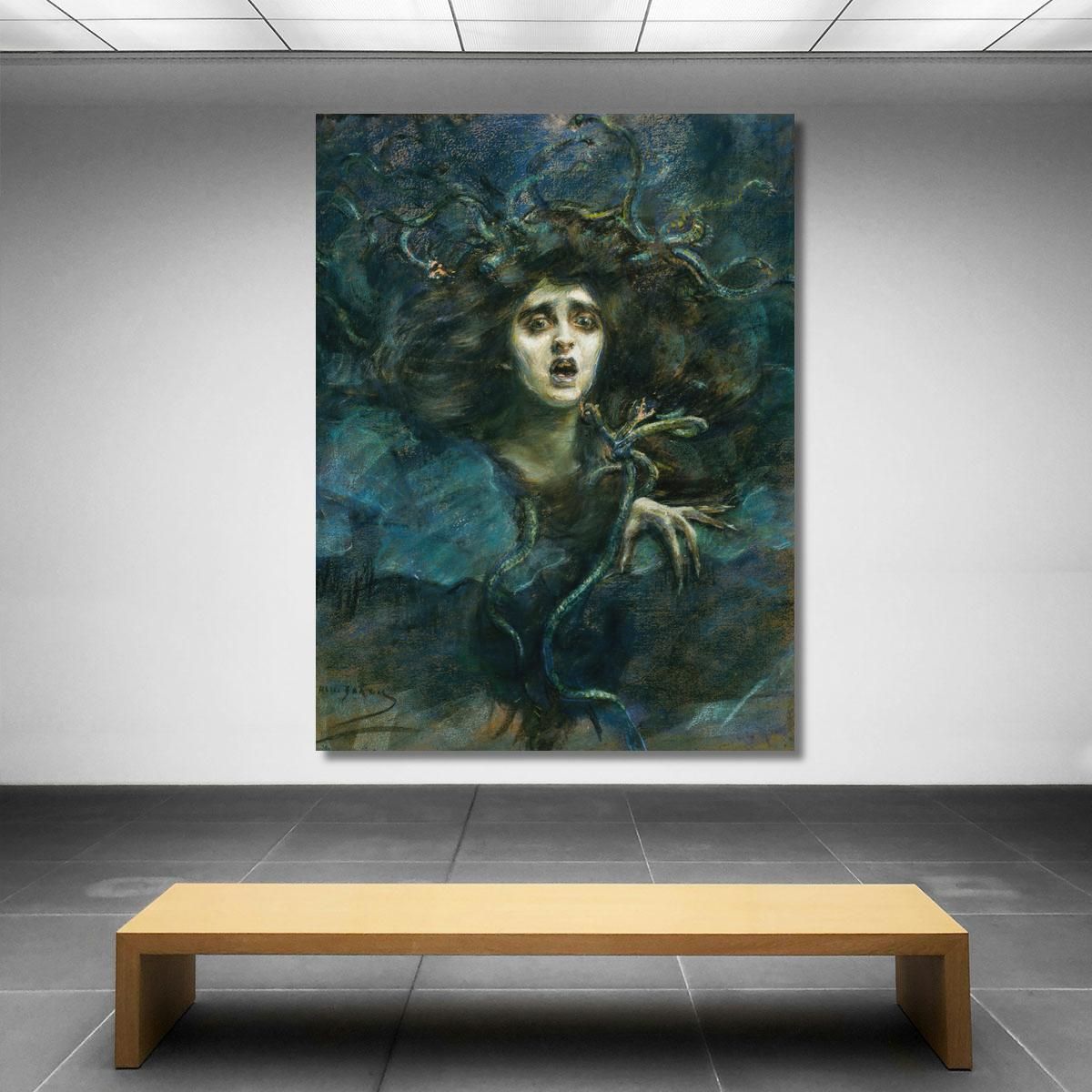 Medusa Laura Dreyfus Barney Alice Pike Barney apb73 canvas print 