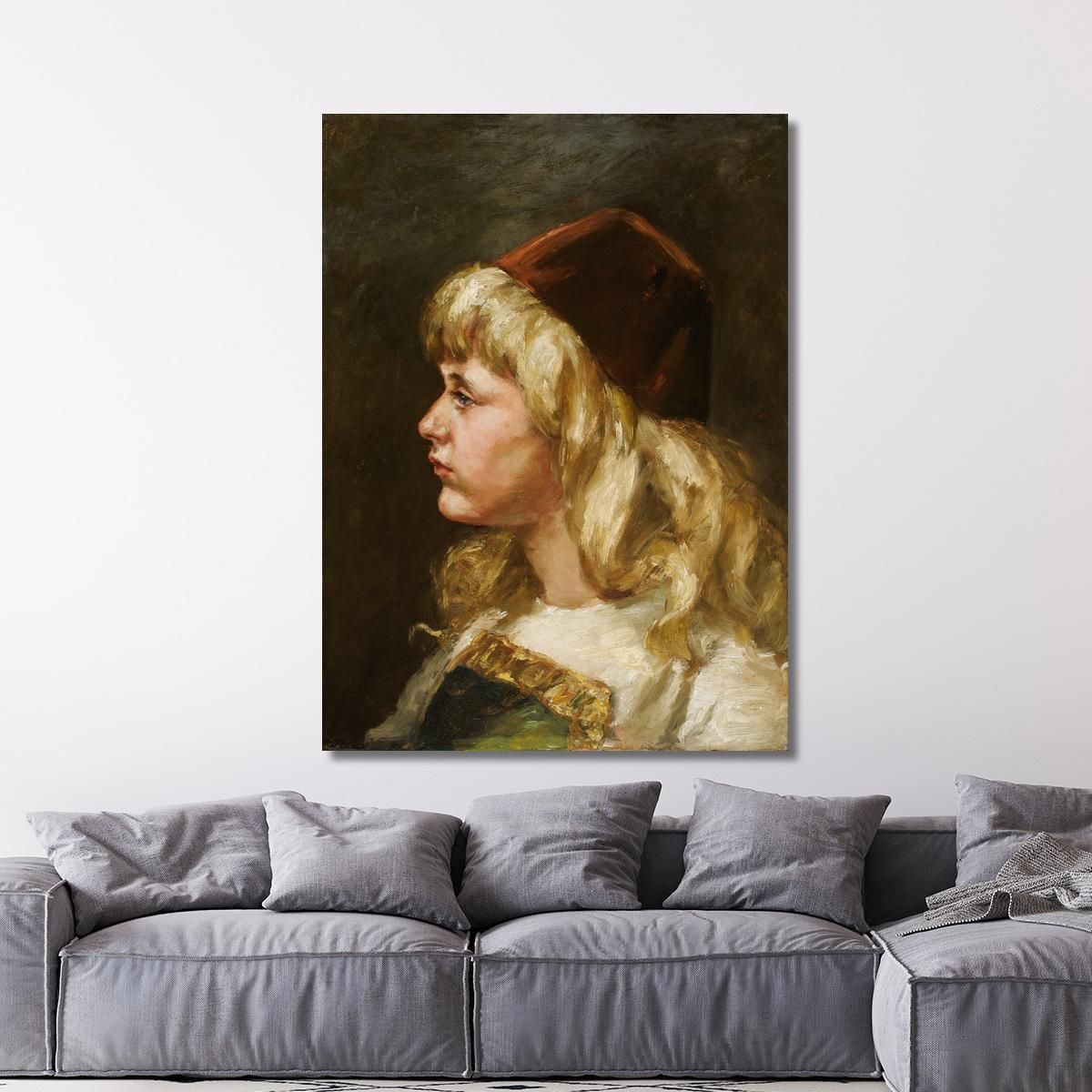 Natalie At Seven Alice Pike Barney apb82 canvas print 