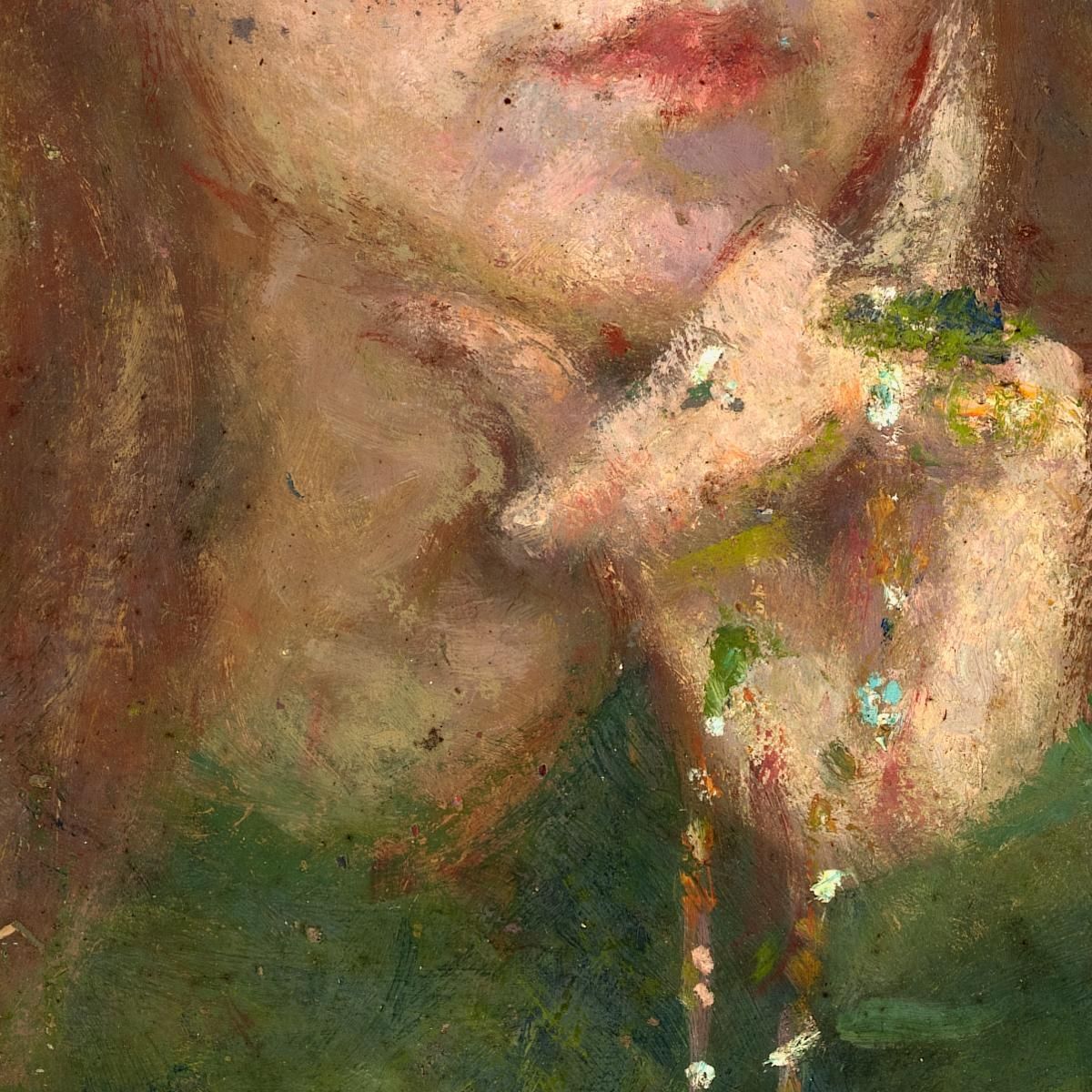Natalie With Necklace Alice Pike Barney apb84 canvas print